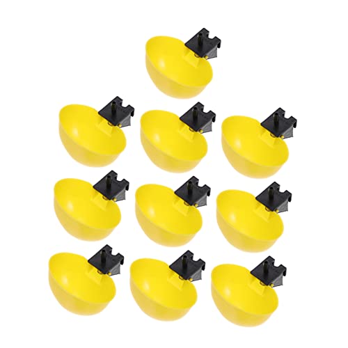 VICASKY 10stücke Wasser Dispenser Automatische Kleine Tränke Für Entenküken Hühnertränke Taubentränke Mit Wasserspeicher Vogeltränke Aus Kunststoff Für Kleinvögel von VICASKY