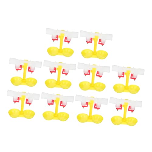 VICASKY 10Stücke Chicken Watering Nipple System Automatic Poultry Drinkers with Access Durable and Easy to Install for Healthy Hydration Chickens and Ducks VICASKY 10Stücke Chicken Watering Nipple System Automatic Poultry Drinkers with Access Durable and Easy to Install for Healthy Hydration Chickens and Ducks von VICASKY
