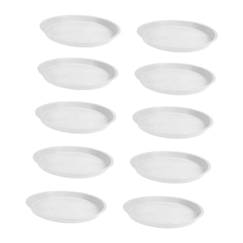 VICASKY 10Stücke Pflanzentopfplatten Untersetzer Mit Blumenmuster Wasserauffangschalen Für Topfpflanzen Für Innen Und Außenbereich von VICASKY