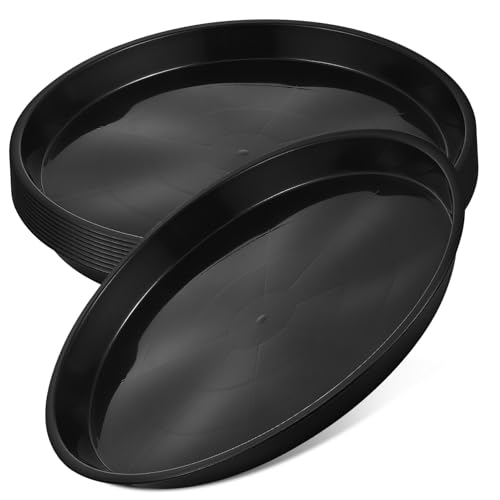 VICASKY 10Stücke Pflanzentopfsaucer Blütenschalen Tropfschalen Für Gartenpflanzen Stabile Untertassen Für Innenräume von VICASKY