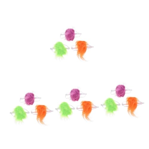 VICASKY 12 Stck. Haustier Perücke mit Elastischem Band Verstellbares Kostümzubehör für Hunde und Katzen Dekorative Party Haarschmuck für Halloween und Cosplay VICASKY 12 Stck. Haustier Perücke mit Elastischem Band Verstellbares Kostümzubehör für Hunde und Katzen Dekorative Party Haarschmuck für Halloween und Cosplay von VICASKY
