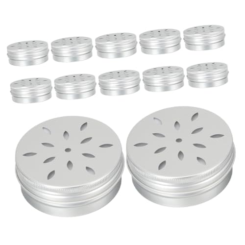 VICASKY 12 Stück Teiliges Hundegeruch Trainingsset Aluminium Duftbehälter mit Belüftungslöchern Tragbare Trainingsbox für Geruchstraining Kleiner Hunde Vielseitig Einsetzbar für von VICASKY