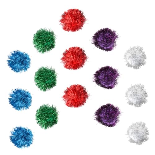 VICASKY 15 Stück Teiliges Katzenball Interaktives Funkelndes Katzenspielzeug Sparkle Bälle Kreatives Design für Kätzchen Fördert Neugier und Spielerische Beschäftigung Zufällige Farbe VICASKY 15 Stück Teiliges Katzenball Interaktives Funkelndes Katzenspielzeug Sparkle Bälle Kreatives Design für Kätzchen Fördert Neugier und Spielerische Beschäftigung Zufällige Farbe von VICASKY