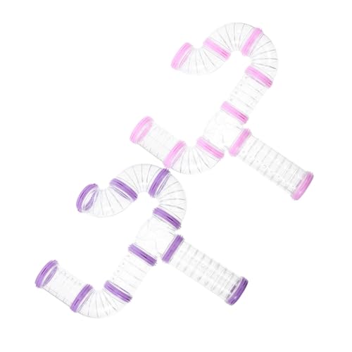 VICASKY 16 Stück Teiliges Hamstertunnel aus Robustem Transparente DIY Außenverbindung mit Steckplatten Spielerisches Zubehör für Hamsterkäfig Farblich Gemischt Kratzfest und Langlebig VICASKY 16 Stück Teiliges Hamstertunnel aus Robustem Transparente DIY Außenverbindung mit Steckplatten Spielerisches Zubehör für Hamsterkäfig Farblich Gemischt Kratzfest und Langlebig von VICASKY