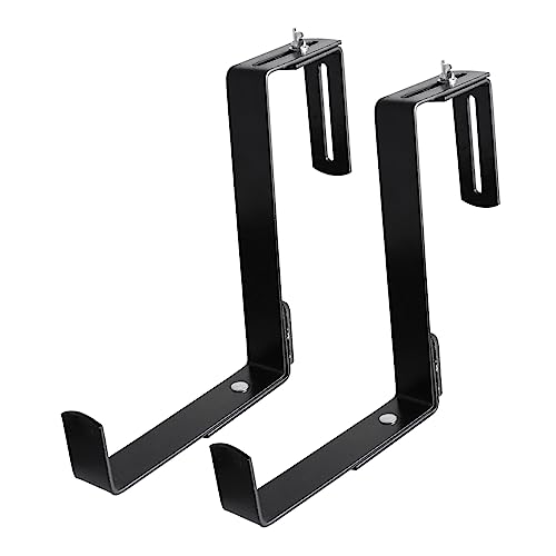 VICASKY 1Paar Hanging Flowerpot Rack with Adjustable Hooks for Balcony and Garden Fits Railings Durable Iron Material for Indoor Outdoor Use VICASKY 1Paar Hanging Flowerpot Rack with Adjustable Hooks for Balcony and Garden Fits Railings Durable Iron Material for Indoor Outdoor Use von VICASKY