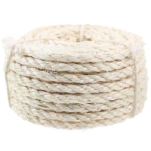 VICASKY 1Rolle Katzenbaumseil aus Austauschbares Kratzseil für Katzenkratzbäume und Platten und Langlebiges Material Perfekter Ersatz für Abgenutzte Seile von VICASKY