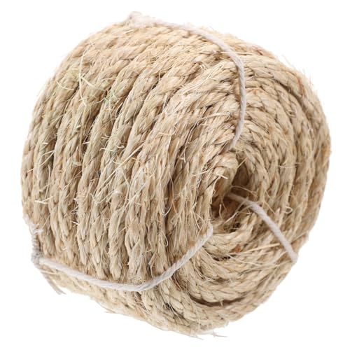 VICASKY 1Rolle Katzenkratzbaum Seil Austausches Sisal Hanfseil Für Katzenkratzmöbel Zuschneidbar Vielseitig Einsetzbar Zur Renovierung Von Kratzsäulen Möbeln VICASKY 1Rolle Katzenkratzbaum Seil Austausches Sisal Hanfseil Für Katzenkratzmöbel Zuschneidbar Vielseitig Einsetzbar Zur Renovierung Von Kratzsäulen Möbeln von VICASKY