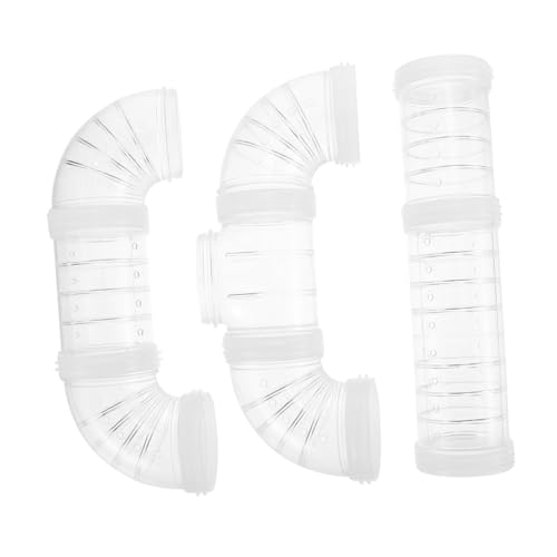 VICASKY 1Satz Hamster Käfig Zubehör Kunststoff Hamster Röhren für DIY Käfiglabyrinth Erweiterungstunnel für Hamster und Andere Kleine Haustiere Robust Installieren von VICASKY