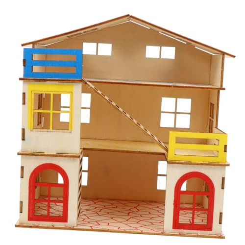 VICASKY Hamsterschloss Hamsterhaus für Kleine Haustiere Modisches Holzspielzeug mit Leiter Hamsterhütte und Kletterspielzeug und Sicher für Rennmäuse und Zwerghamster VICASKY Hamsterschloss Hamsterhaus für Kleine Haustiere Modisches Holzspielzeug mit Leiter Hamsterhütte und Kletterspielzeug und Sicher für Rennmäuse und Zwerghamster von VICASKY