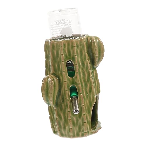 VICASKY 1Satz Hamster Wasserflasche mit Halterung Verstellbare Chinchilla Tränke für Kleintiere Auslaufsicher und Hygienisch für Meerschweinchen und Andere Nager Sanftem von VICASKY