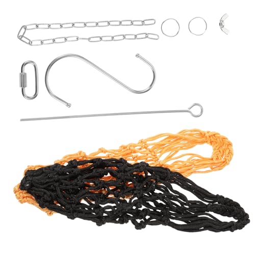 VICASKY 1Satz Hühnerfütterungsnetz Mit Obstgabeln Teiliges Für Geflügelgemüse Und Snacks Zum Aufhängen Und Füttern Von Hühnern Und Anderen Vögeln von VICASKY