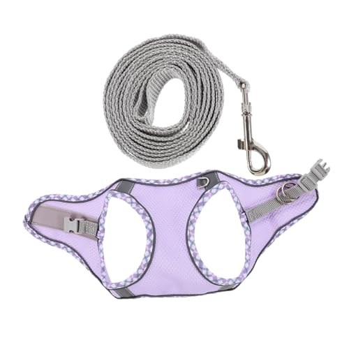 VICASKY 1Satz Hundegeschirr Set für Kleine Verstellbare Weste mit Leine Tragbares und Bequemes Design Flucht Hundezubehör S von VICASKY
