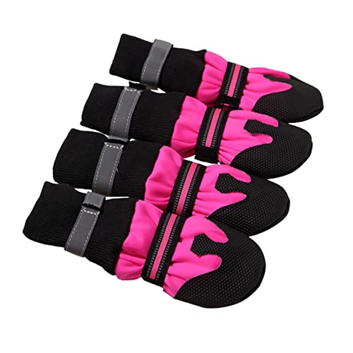 VICASKY 1Satz Hundestiefel XXL für Herbst Winter Rutsch Outdoor Schuhe für Hunde Bequeme und Warme Pfotenschutz Rosy für und Wandern VICASKY 1Satz Hundestiefel XXL für Herbst Winter Rutsch Outdoor Schuhe für Hunde Bequeme und Warme Pfotenschutz Rosy für und Wandern von VICASKY