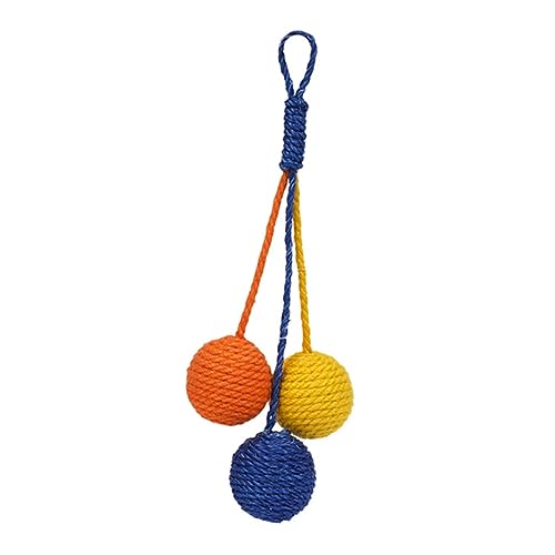 VICASKY 1Satz Katzenminze Ball Interaktives Katzenminze Kugelspielzeug Für Katzen Zahnpflege Und Zahnreinigung Für Kau Und Spielspaß von VICASKY