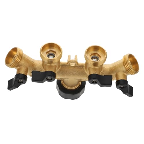 VICASKY 1Satz Messing Schlauchteiler Schlauchadapter für Gartenbewässerung Langlebig Individuell Passend für Regentonnen Wasserschlauch Zubehör Teiliges VICASKY 1Satz Messing Schlauchteiler Schlauchadapter für Gartenbewässerung Langlebig Individuell Passend für Regentonnen Wasserschlauch Zubehör Teiliges von VICASKY