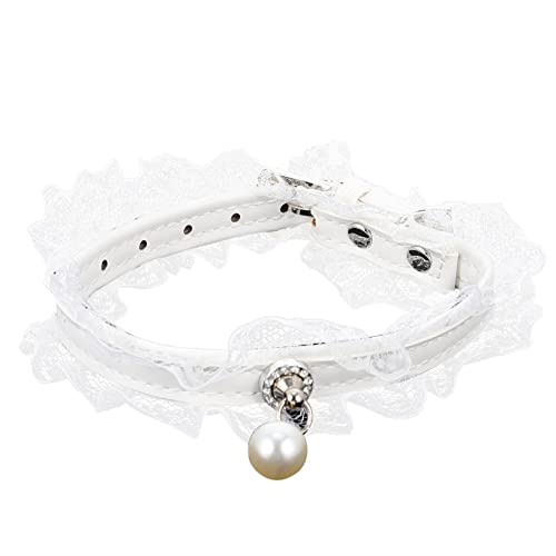 VICASKY 1Stück Einstellbares Katzenhalsband Mit Glöckchen Chic Design Für Katzen Und Kleine Für Partys Und Besondere Anlässe Stylisch Und Komfortabel von VICASKY