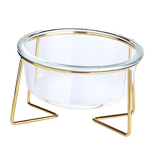 VICASKY 1Stück Erhöhter Glasschalen Futternapf für Haustiere Ergonomische Schräge Futterstation für Katzen mit Rutschfester Unterlage Langlebig VICASKY 1Stück Erhöhter Glasschalen Futternapf für Haustiere Ergonomische Schräge Futterstation für Katzen mit Rutschfester Unterlage Langlebig von VICASKY