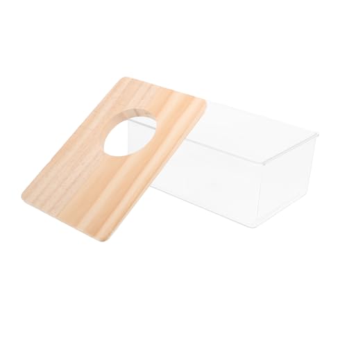 VICASKY 1Stück Hamster Sandbad Box Transparentes Badezimmer für Kleintiere für Hamster Mäuse und Chinchillas Praktische Haustier Toilette und Sandbadewanne VICASKY 1Stück Hamster Sandbad Box Transparentes Badezimmer für Kleintiere für Hamster Mäuse und Chinchillas Praktische Haustier Toilette und Sandbadewanne von VICASKY