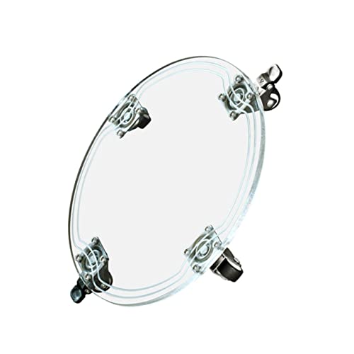 VICASKY 1Stück Runder Halter Mit Transparenter Acryl Pflanzenroller Für Bewegliche Blumentöpfe Tablett Für Pflanzenpflege Und Präsentation von VICASKY