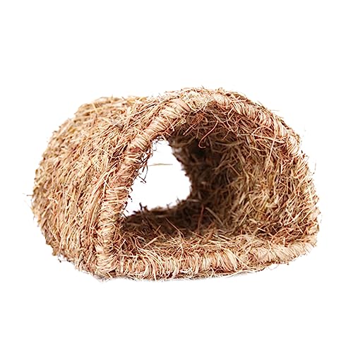 VICASKY 1Stück Stroh Nest Handgefertigtes Haustier Nest aus Gewebtem Material Komfortabler Schlafplatz für Kleintiere VICASKY 1Stück Stroh Nest Handgefertigtes Haustier Nest aus Gewebtem Material Komfortabler Schlafplatz für Kleintiere von VICASKY