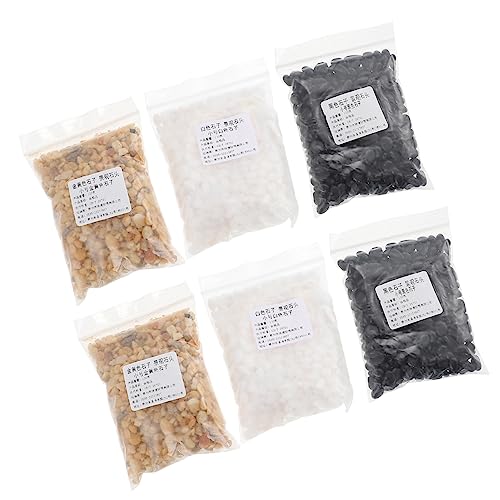 VICASKY 1Tasche Natursteine Für Aquarien Und Garten Deko Steine Vielseitige Für Fischtanks Bonsai Und Gartenlandschaften Zu Reinigen Lagern von VICASKY