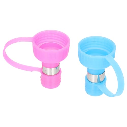 VICASKY 2 STÜCK Tragbare Hundewasserflasche Auslaufsichere Pet Water Kettle für Unterwegs Karabiner für Reisen mit Hund und Katze Farben Blau von VICASKY