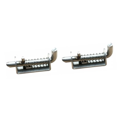 VICASKY 2 Stck. Thickened Edelstahl Türriegel mit Federbolzen Verstärkter Sicherheitsschloss Rostfrei Einfache Anbringung als Türverriegelung für Haustierkäfig und Gartentor Teiliges VICASKY 2 Stck. Thickened Edelstahl Türriegel mit Federbolzen Verstärkter Sicherheitsschloss Rostfrei Einfache Anbringung als Türverriegelung für Haustierkäfig und Gartentor Teiliges von VICASKY