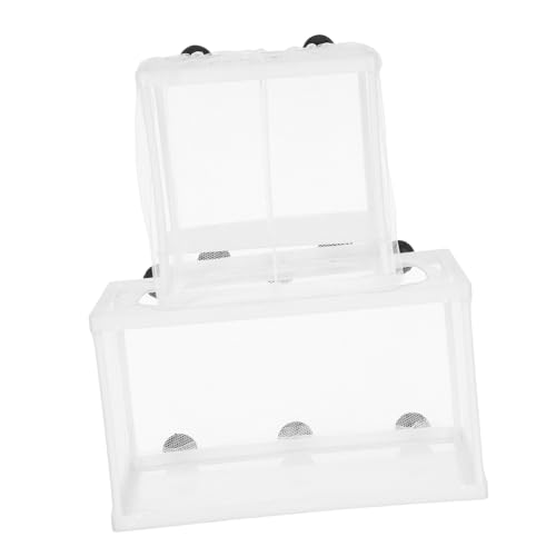 VICASKY 2 Stück Aquarium Isolationsbox Teilig Transparentes Netz für Fischzucht Laichkasten Zuchtbecken mit Klarer Sicht Wasserresistent Einfache für Aquarienfischbrut und Separierung VICASKY 2 Stück Aquarium Isolationsbox Teilig Transparentes Netz für Fischzucht Laichkasten Zuchtbecken mit Klarer Sicht Wasserresistent Einfache für Aquarienfischbrut und Separierung von VICASKY