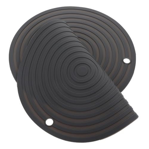 VICASKY 2 Stück Gummi Pet Dish Pad Rund rutschfest Hitzeisolierend für Futternapf Haustier Fressplatz Schützend Langlebig Kratzfest und Einfach zu Reinigen für Katzen und Kleine Hunde VICASKY 2 Stück Gummi Pet Dish Pad Rund rutschfest Hitzeisolierend für Futternapf Haustier Fressplatz Schützend Langlebig Kratzfest und Einfach zu Reinigen für Katzen und Kleine Hunde von VICASKY