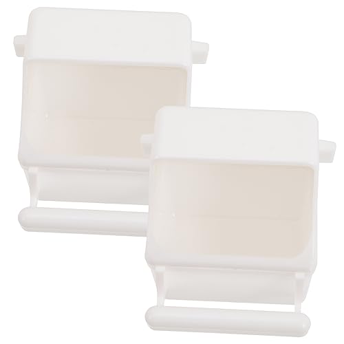 VICASKY 2stücke Hängender Vogelfutterspender Mit Clip-Design Großes Fassungsvermögen Für Futter Leicht Zu Installieren Entfernen Geeignet Für Papageien Tauben Und Andere Haustiere Vogelkäf VICASKY 2stücke Hängender Vogelfutterspender Mit Clip-Design Großes Fassungsvermögen Für Futter Leicht Zu Installieren Entfernen Geeignet Für Papageien Tauben Und Andere Haustiere Vogelkäf von VICASKY