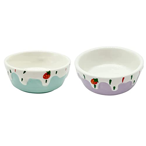VICASKY 2 Stück Keramik Futter und Wassernäpfe für Kleine Haustiere Futternapf für Hamster Chinchillas und Lebensmittelechtes Material Platzsparendes Design Einfache Handhabung VICASKY 2 Stück Keramik Futter und Wassernäpfe für Kleine Haustiere Futternapf für Hamster Chinchillas und Lebensmittelechtes Material Platzsparendes Design Einfache Handhabung von VICASKY