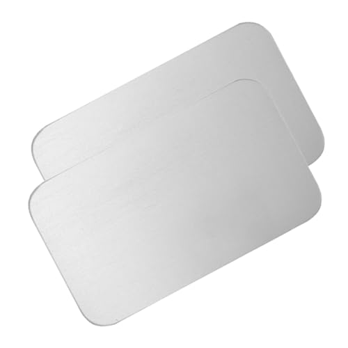 VICASKY 2 Stück Kühlmatte für Haustiere Teilig aus Aluminium Selbstkühlend für Kaninchen und Hamster für Sommer Einfach zu und Langlebig von VICASKY