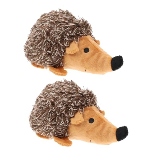 VICASKY 2 Stück Plüsch Hundespielzeug Quietschend Robust Zahnpflege Kauspielzeug für Welpen und Kleine Hunde Stressabbau und Interaktives von VICASKY