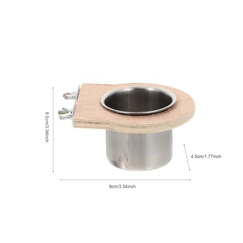 VICASKY 2 Stück Teilig Edelstahl Vogel Futter Wassernapf Langlebig Leicht zu Reinigen Stabil Montierbar für Papageien Nymphensittiche Kanarienvögel und Kleine Ziervögel Geeignet für VICASKY 2 Stück Teilig Edelstahl Vogel Futter Wassernapf Langlebig Leicht zu Reinigen Stabil Montierbar für Papageien Nymphensittiche Kanarienvögel und Kleine Ziervögel Geeignet für von VICASKY