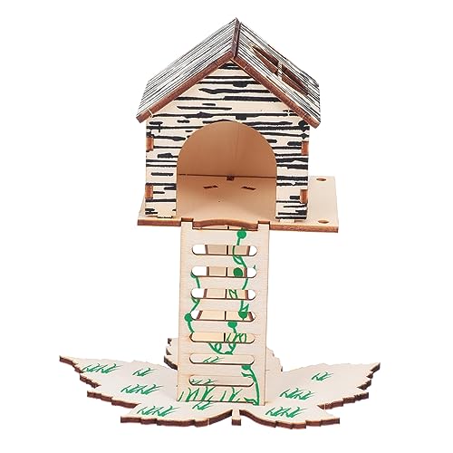 VICASKY 2 Stück Teiliges Hamsterhaus Kletterspielzeug Versteck und Spielplatz für Kleine Haustiere für Hamster Ratten und Andere Kleintiere von VICASKY