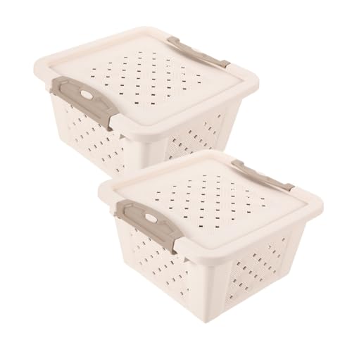 VICASKY 2 Stück Transportbox für Kleintiere Atmungsaktive Hamsterbox Geeignet für Kaninchen Vögel und Andere Kleine Haustiere für Reisen Ausflüge und Camping von VICASKY