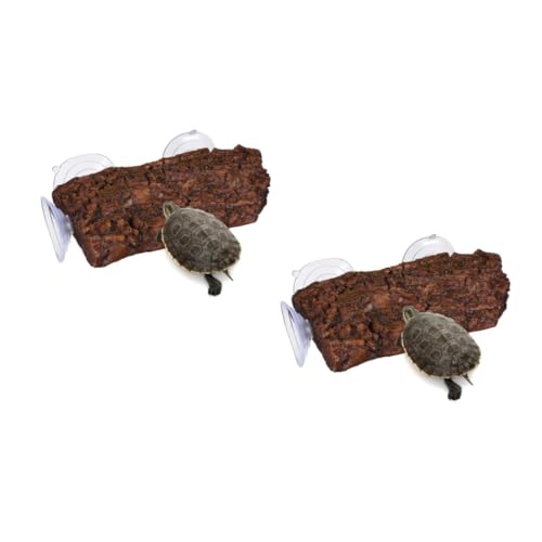 VICASKY 2 Stück Wasserschildkröten Plattform mit Starkem Saugnapf Langlebige Resin Kletterplattform für Aquarium und Terrarien Multifunktionales Reptilien-spielgerät und Ruheplatz VICASKY 2 Stück Wasserschildkröten Plattform mit Starkem Saugnapf Langlebige Resin Kletterplattform für Aquarium und Terrarien Multifunktionales Reptilien-spielgerät und Ruheplatz von VICASKY