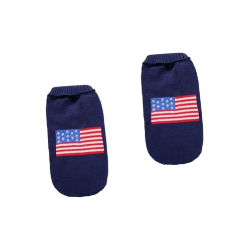 VICASKY 2 Stück Winterwarmer Haustierpullover mit Amerikanischer Flagge Stylischer Hundepullover aus Weichem Material Xs für Kleine Hunde für Weihnachten Outdoor und Party Hundebekleidung VICASKY 2 Stück Winterwarmer Haustierpullover mit Amerikanischer Flagge Stylischer Hundepullover aus Weichem Material Xs für Kleine Hunde für Weihnachten Outdoor und Party Hundebekleidung von VICASKY
