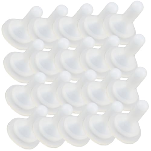 VICASKY 20 Stück Fütterungsnippel für Welpen und Kätzchen Kleine Haustier Trinkflasche mit Zubehör für Fütterung von Neugeborenen und Kleintieren von VICASKY