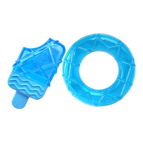 VICASKY 2Stücke Gefrierbares Hundespielzeug für Welpen Kauspielzeug mit Kühlfunktion zur Zahnreinigung und Zahnfleischmassage für Sommer Frei Robust und Leicht VICASKY 2Stücke Gefrierbares Hundespielzeug für Welpen Kauspielzeug mit Kühlfunktion zur Zahnreinigung und Zahnfleischmassage für Sommer Frei Robust und Leicht von VICASKY
