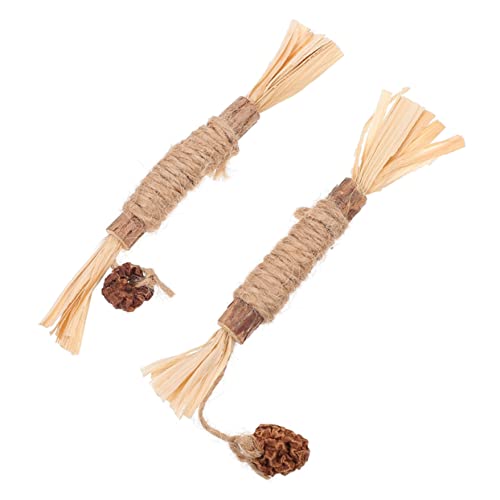 VICASKY 2Stücke Katzenminze Sticks aus Silbervine Zahnpflege für Katzen Molar zur Stressreduktion für Soziale Interaktion VICASKY 2Stücke Katzenminze Sticks aus Silbervine Zahnpflege für Katzen Molar zur Stressreduktion für Soziale Interaktion von VICASKY