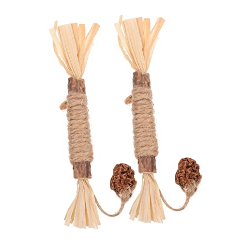 VICASKY 2Stücke Katzenzähne Kau Silbervine Sticks für Kätzchen Effektive Zahnpflege und Stressabbauendes für Katzen zur Aktivität VICASKY 2Stücke Katzenzähne Kau Silbervine Sticks für Kätzchen Effektive Zahnpflege und Stressabbauendes für Katzen zur Aktivität von VICASKY