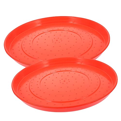 VICASKY 2Stücke Küken Feeder Tablett Kunststoff Wassertrinker Und Futterablage Für Hühner Und Küken Höhe Für Fütterung Und Tränkung von VICASKY
