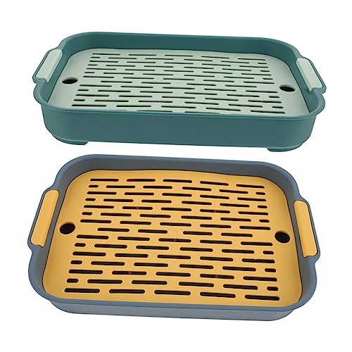 VICASKY 2Stücke Praktische Haustier Toilette für Kaninchen Hamster und Meerschweinchen Waschbare und Abnehmbare Toilette für Einfachen Zugang und VICASKY 2Stücke Praktische Haustier Toilette für Kaninchen Hamster und Meerschweinchen Waschbare und Abnehmbare Toilette für Einfachen Zugang und von VICASKY