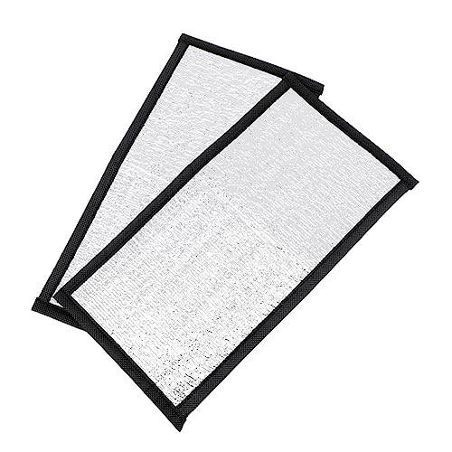 VICASKY 2Stücke Reptil Heizmatte mit Reflektierender Folie für Schlangen Eidechsen und Schildkröten Effiziente Wärmequelle für Terrarien und Haustierhaltung von VICASKY