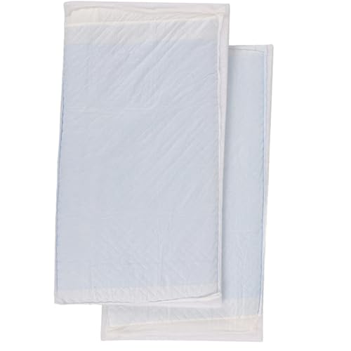 VICASKY 2Stücke Saugfähige Einweg Pads für Haustiere Matten für Welpen und Kleine Hunde Tragbare Matten für Tierkäfige Baumwollmaterial für Drinnen und Draußen von VICASKY