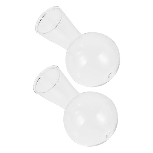 VICASKY 2er Set Glas Pflanzgefäße in Birnenform – Hydroponische Vasen Für Blumen Und Pflanzen - Klar - Ideal Für Hausdekoration Und Hochzeitsarrangements 8 5 x 5 cm VICASKY 2er Set Glas Pflanzgefäße in Birnenform – Hydroponische Vasen Für Blumen Und Pflanzen - Klar - Ideal Für Hausdekoration Und Hochzeitsarrangements 8 5 x 5 cm von VICASKY