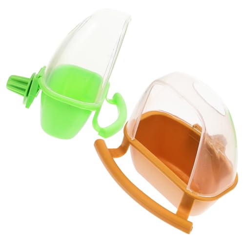 VICASKY 2er Set Vogelkäfig Futter- Und Wassernäpfe Für Sittiche – Hängende Schüsseln in Gelb Und Grün - Ideal Für Artgerechte Tierernährung Und Pflege Im Vogelkäfig VICASKY 2er Set Vogelkäfig Futter- Und Wassernäpfe Für Sittiche – Hängende Schüsseln in Gelb Und Grün - Ideal Für Artgerechte Tierernährung Und Pflege Im Vogelkäfig von VICASKY