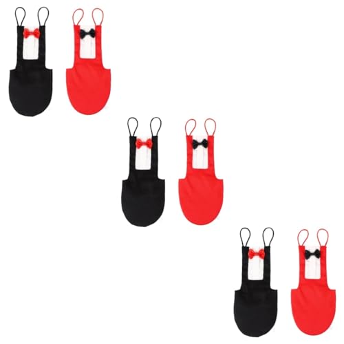 VICASKY 2er Set Waschbare Vogelwindeln Für Papageien – Hochwertiger Fluganzug Für Sittiche - Nymphensittiche Und Wellensittiche – Ideal Für Hochzeit - Weihnachten Und Partys – Größe XL von VICASKY