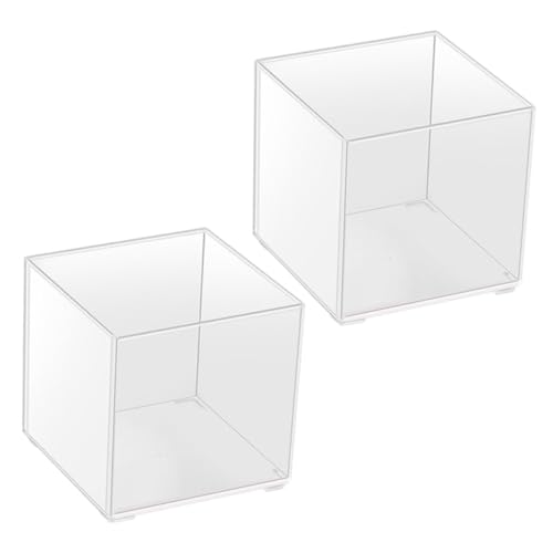 VICASKY 2stücke Aquarium Pflanzenhalter Terrarium Plastik Mikrolandschaftsbehälter Transparentes Gefäß Pflanzengefäß Mit Deckel Für DIY Anlage Tischschmuck VICASKY 2stücke Aquarium Pflanzenhalter Terrarium Plastik Mikrolandschaftsbehälter Transparentes Gefäß Pflanzengefäß Mit Deckel Für DIY Anlage Tischschmuck von VICASKY